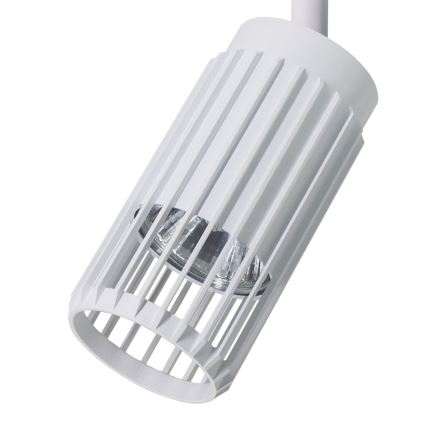 Foco VERTICAL para sistema de rieles 1xGU10/8W/230V blanco