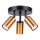 Foco WINX 3xGU10/10W/230V negro/cobre