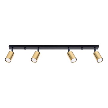 Foco WINX 4xGU10/10W/230V negro/dorado