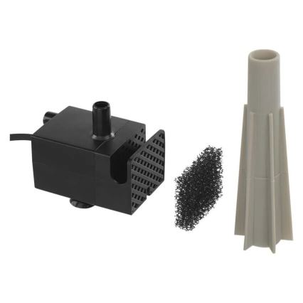 Fuente de agua para mascotas 2,6 l/5V gris