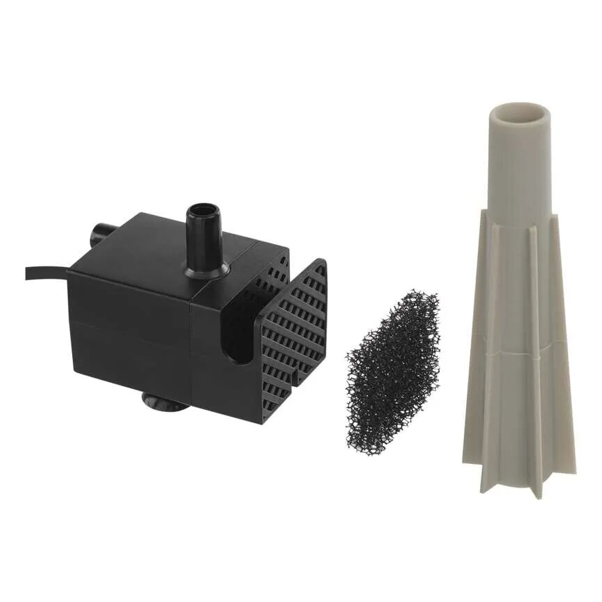 Fuente de agua para mascotas 2,6 l/5V gris