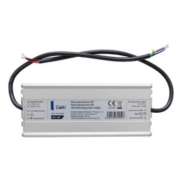 Fuente de alimentación conmutada para tiras LED 100W/12V IP67