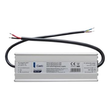 Fuente de alimentación conmutada para tiras LED 120W/12V IP67