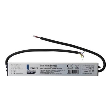 Fuente de alimentación conmutada para tiras LED 30W/12V IP67