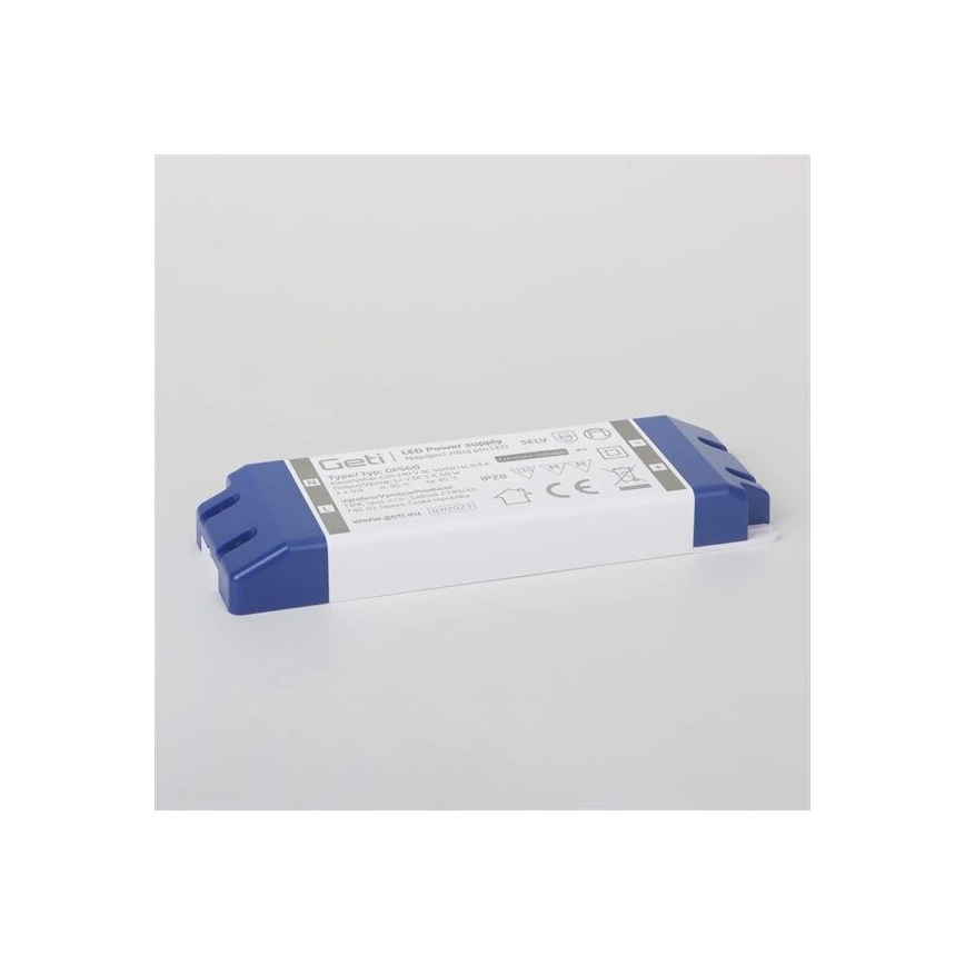 Fuente de alimentación conmutada para tiras LED 60W/12V IP20