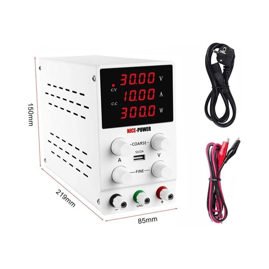 Fuente de alimentación de laboratorio SPS3010 0-30V/0-10A