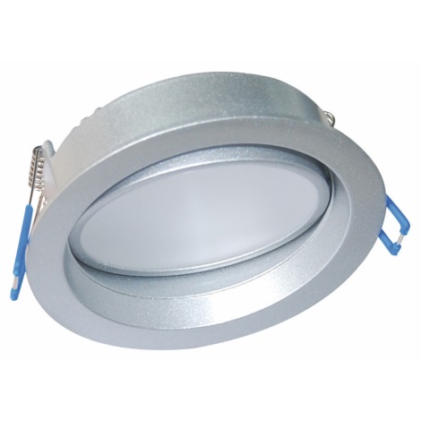 Fulgur 23152 - Lámpara empotrada LED para baños LED/10W/230V 5000K IP54 plata