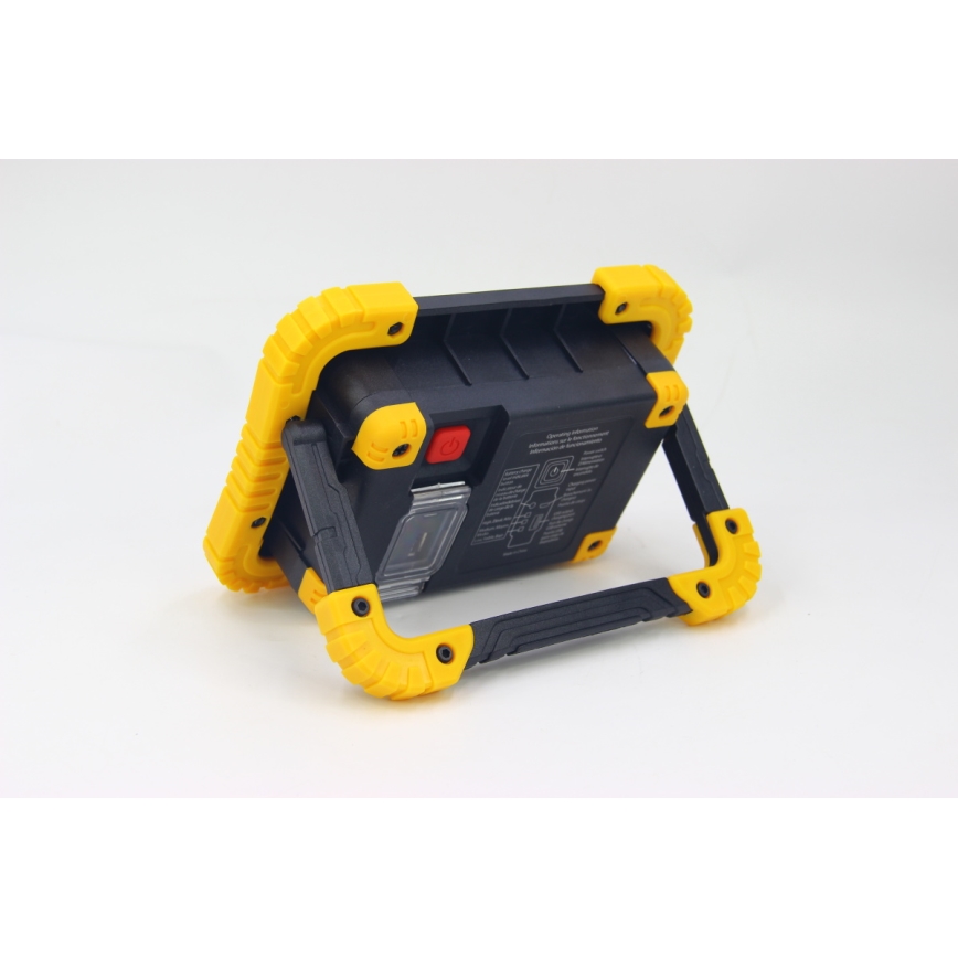 Fulgur 34004 - Proyector recargable LED con un power bank LED/17W/4400 mAh IPX4
