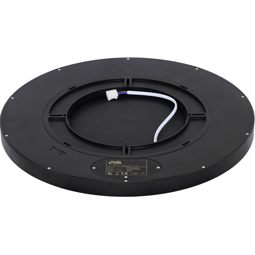 Fulgur 41813 - Plafón LED NOMY LED/32W/230V 3000/4000/6000K IP40 diá. 40 cm negro