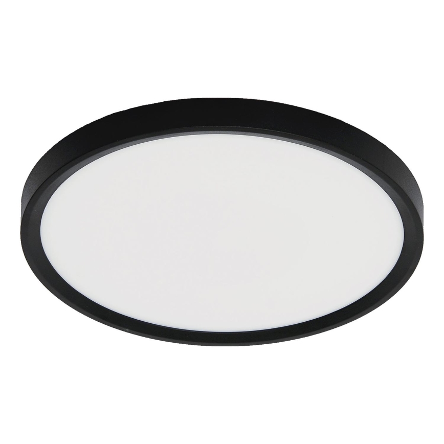 Fulgur 42362 - Plafón LED NOMY LED/24W/230V 3000/4000/6000K IP40 diá. 30 cm negro