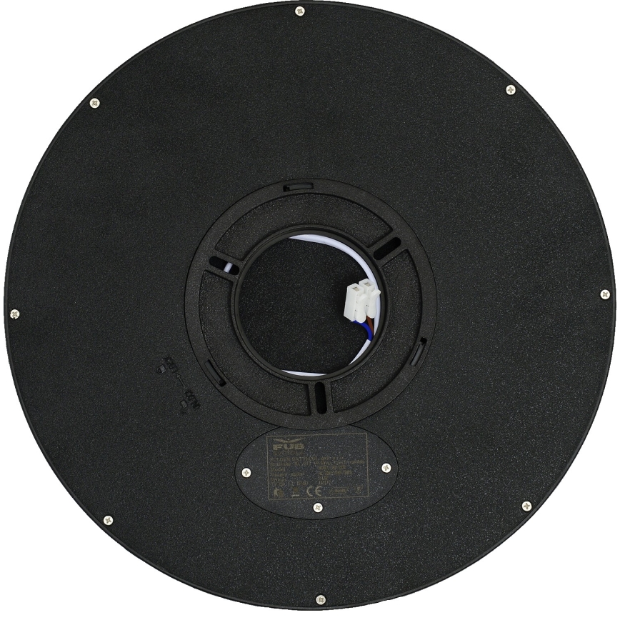 Fulgur 42362 - Plafón LED NOMY LED/24W/230V 3000/4000/6000K IP40 diá. 30 cm negro