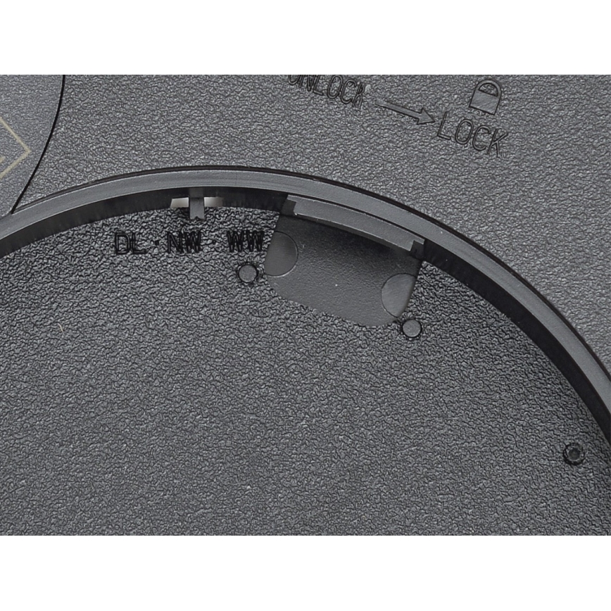 Fulgur 42362 - Plafón LED NOMY LED/24W/230V 3000/4000/6000K IP40 diá. 30 cm negro