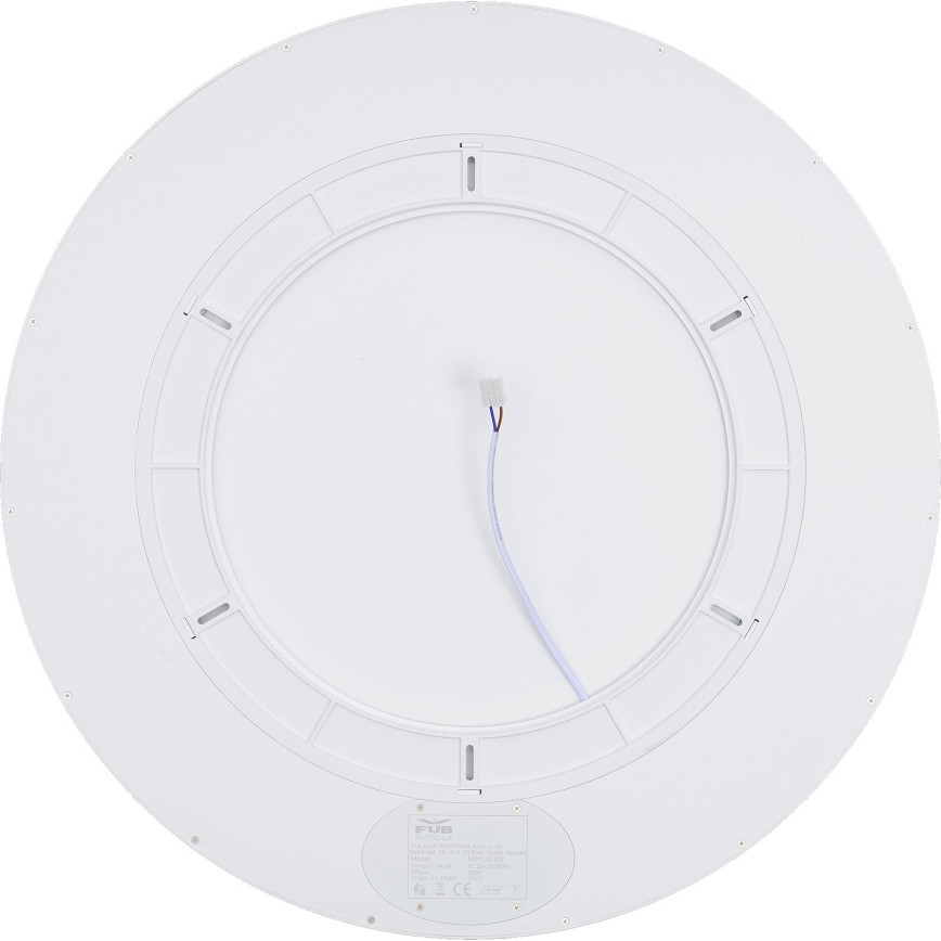 Fulgur 42365 - Plafón LED NOMY LED/50W/230V 3000/4000/6000K IP40 diá. 60 cm blanco