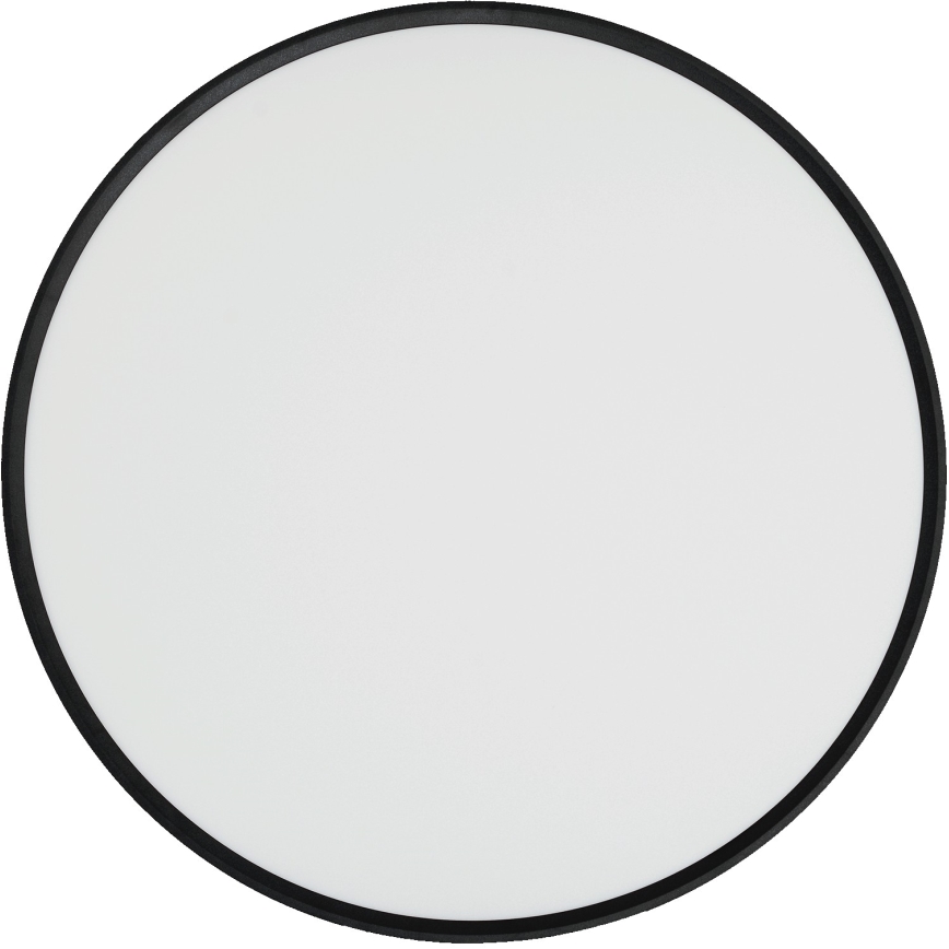Fulgur 42366 - Plafón LED NOMY LED/50W/230V 3000/4000/6000K IP40 diá. 60 cm negro