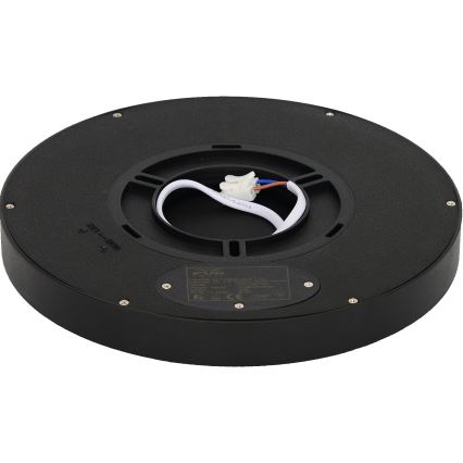 Fulgur s-42585 - Plafón LED con sensor de movimiento NOMY-S LED/18W/230V 3000/4000/6000K IP40 diá. 23 cm negro