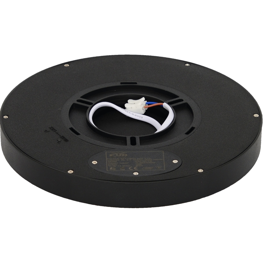 Fulgur s-42585 - Plafón LED con sensor de movimiento NOMY-S LED/18W/230V 3000/4000/6000K IP40 diá. 23 cm negro