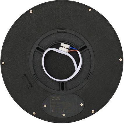 Fulgur s-42585 - Plafón LED con sensor de movimiento NOMY-S LED/18W/230V 3000/4000/6000K IP40 diá. 23 cm negro