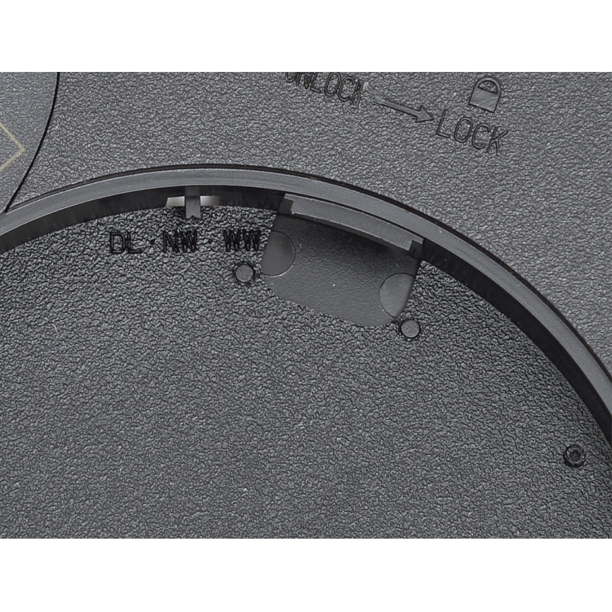 Fulgur s-42585 - Plafón LED con sensor de movimiento NOMY-S LED/18W/230V 3000/4000/6000K IP40 diá. 23 cm negro