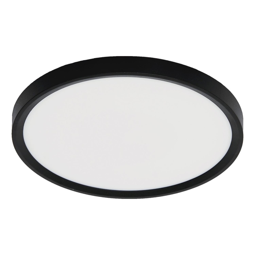 Fulgur s-42587 - Plafón LED con sensor de movimiento NOMY-S LED/24W/230V 3000/4000/6000K IP40 diá. 30 cm negro