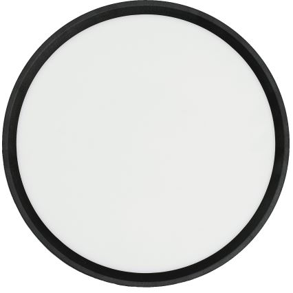 Fulgur s-42587 - Plafón LED con sensor de movimiento NOMY-S LED/24W/230V 3000/4000/6000K IP40 diá. 30 cm negro