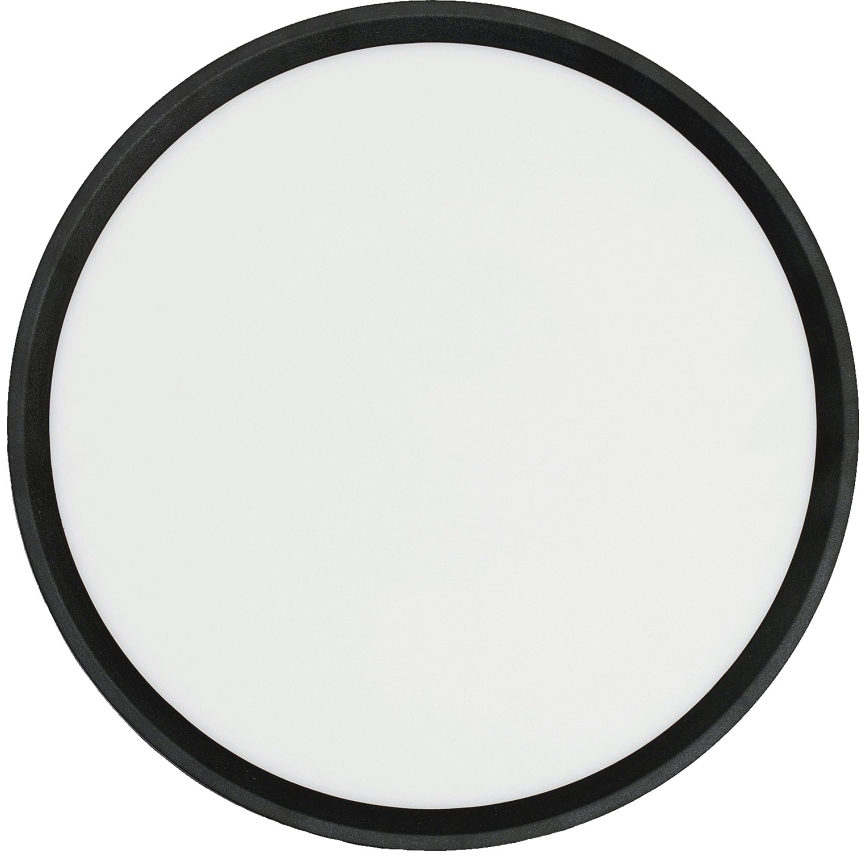 Fulgur s-42587 - Plafón LED con sensor de movimiento NOMY-S LED/24W/230V 3000/4000/6000K IP40 diá. 30 cm negro