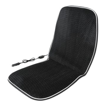 Funda de asiento calefactada con termostato 12V negro