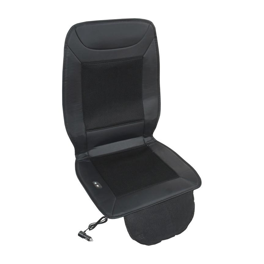 Funda de asiento calefactada con ventilación 18W/12V negro