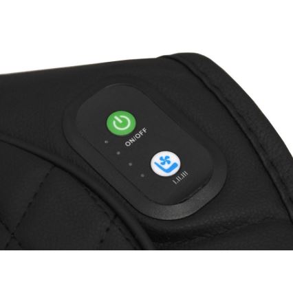 Funda de asiento de coche con ventilación 10W/12V negro