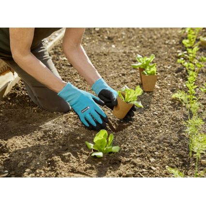 Gardena - Guantes de trabajo azul/negro