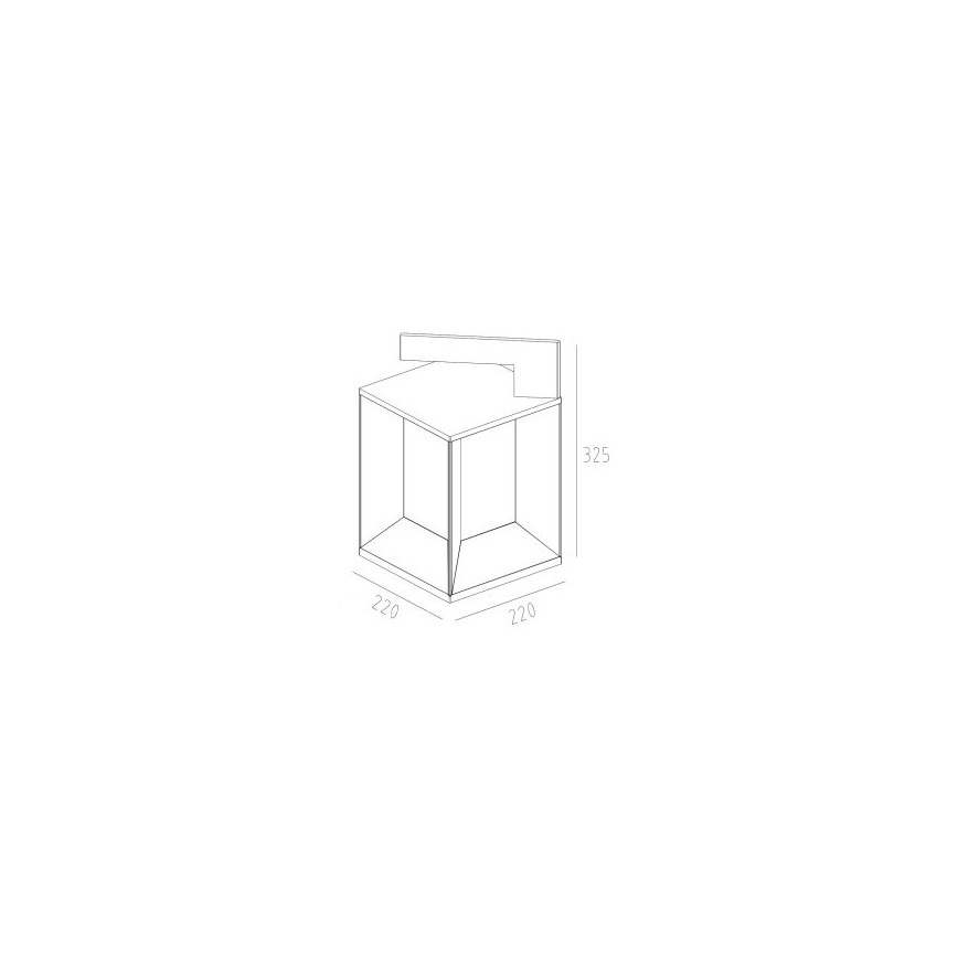 Gardino LX1222 - Lámpara de exterior LED ZAFFERANO LED/18W/230V IP65