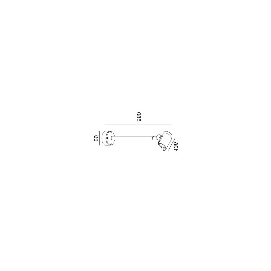 Gardino LX1674 - LED Foco de pared exterior ROSE LED/15W/230V IP65