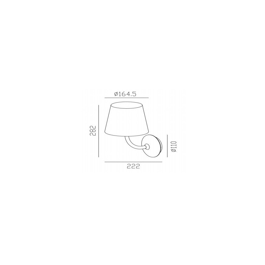 Gardino LX1791 - LED Aplique de exterior VIOLA LED/7W/230V IP65