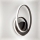 Gea Luce DIVA A TITANIO - Aplique LED regulable DIVA LED/20W/230V antracita