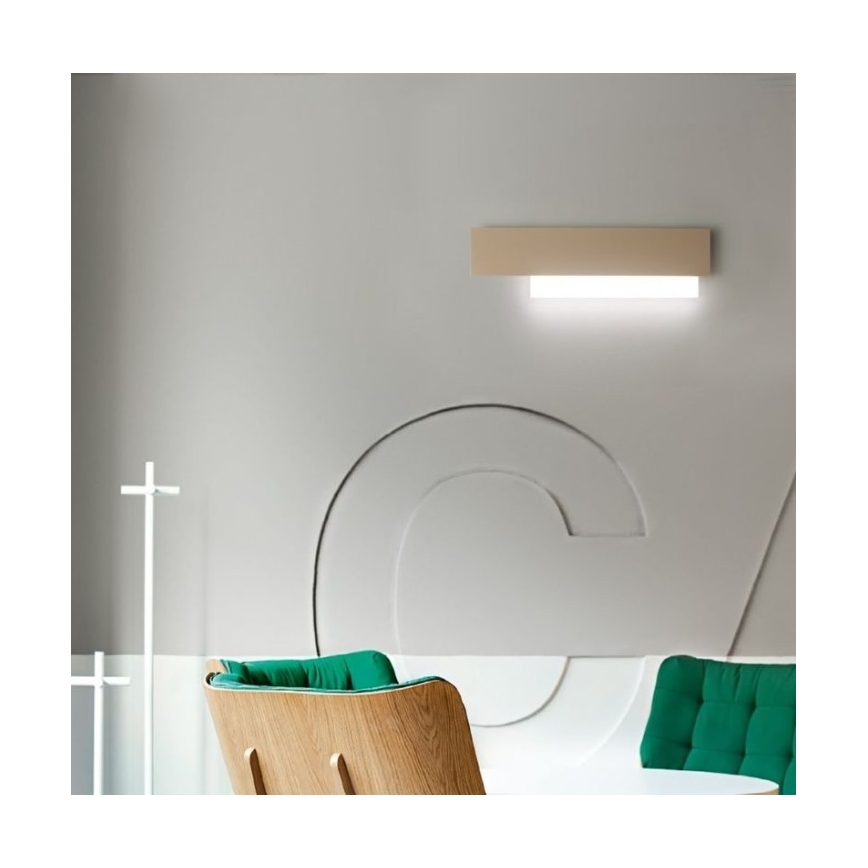 Gea Luce DOHA A P T - Aplique LED DOHA LED/15W/230V 40 cm beige