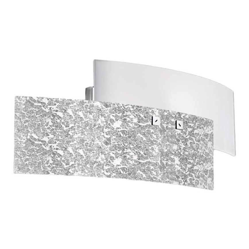 Gea Luce LARA A P arg - Aplique LARA 2xE14/42W/230V plata