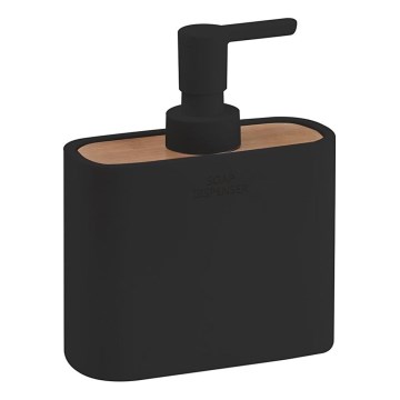 Gedy - Dispensador de jabón NINFEA negro/bambú