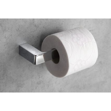 Gedy - Portarrollos de papel higiénico PIRENEI cromo brillante