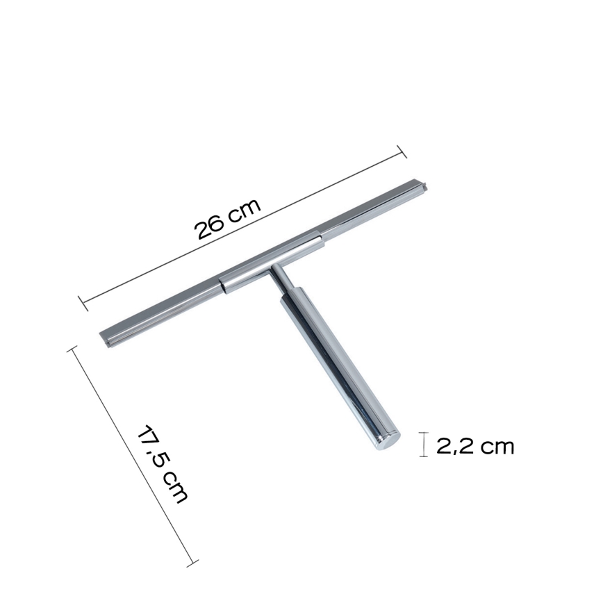 Gedy - Raspador para vidrio THOR cromo brillante