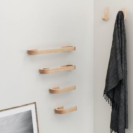 Gedy - Toallero de pared HIMALAYA 7x30 cm bambú/beige