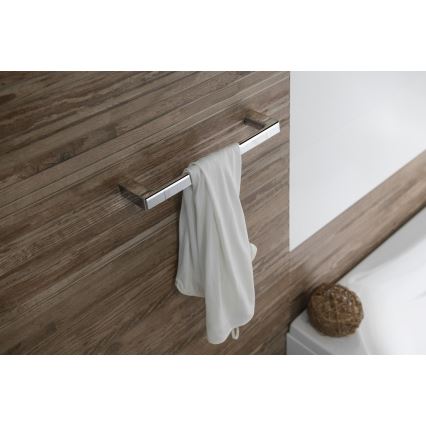 Gedy - Toallero de pared PIRENEI 6,6x35 cm cromo brillante