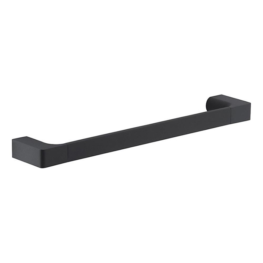 Gedy - Toallero de pared PIRENEI 6,6x35 cm mate negro