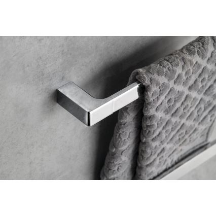 Gedy - Toallero de pared PIRENEI 6,6x80 cm cromo brillante