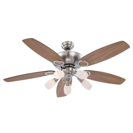 GLOBO 0337 - Ventilador de techo JERRY 5xE14/40W/230V