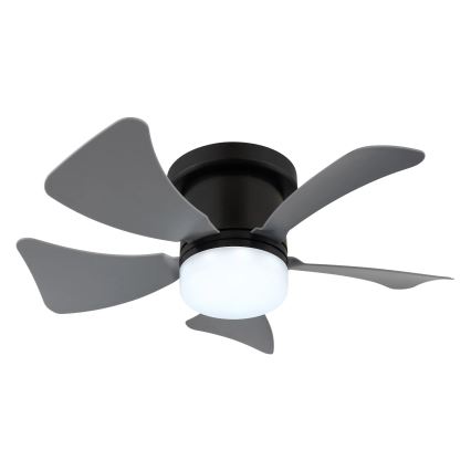 Globo - Ventilador de techo LED regulable LED/10W/230V 3000-6500K gris + control remoto
