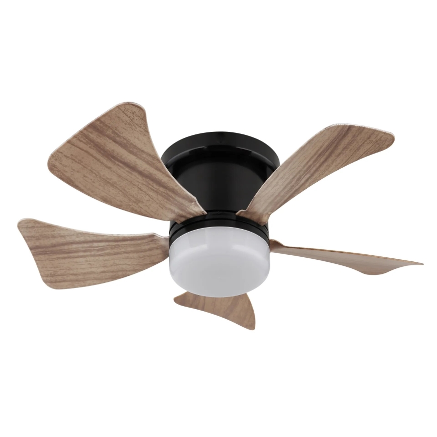 Globo - Ventilador de techo LED regulable LED/10W/230V 3000-6500K marrón + control remoto