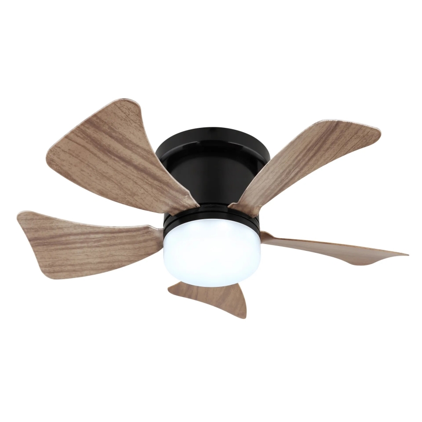 Globo - Ventilador de techo LED regulable LED/10W/230V 3000-6500K marrón + control remoto