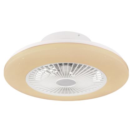 Globo - Plafón LED regulable con ventilador LED/30W/230V 3000-6500K + mando a distancia