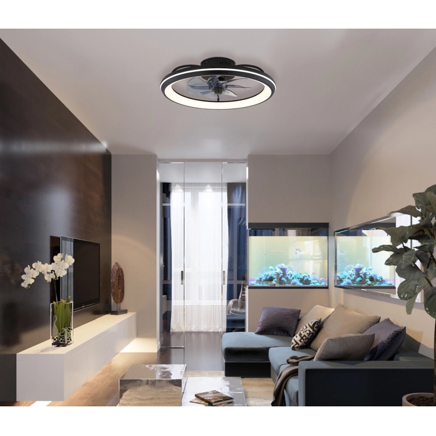 Globo - Ventilador de techo LED regulable LED/40W/230V 3000-6500K + control remoto