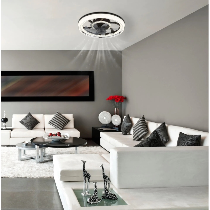 Globo - Ventilador de techo LED regulable LED/30W/230V 2700-6000K + control remoto