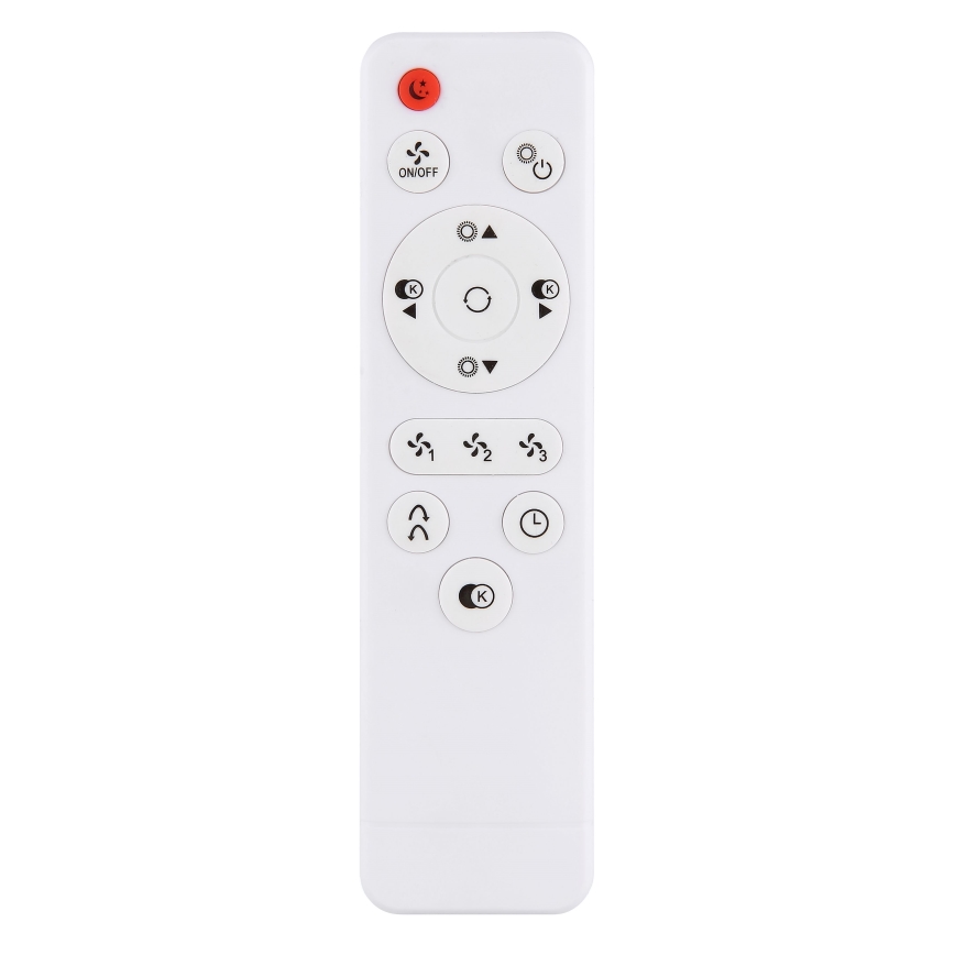 Globo - Plafón LED regulable con ventilador LED/30W/230V 2700-6500K marrón + control remoto